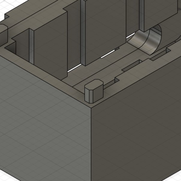 Bottom of top section of Functional 3D Model